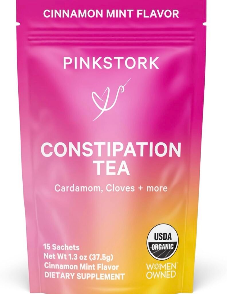 Pink stork herbal constipation relief tea 