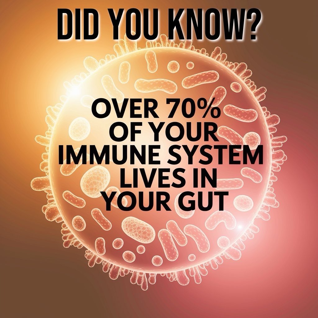 Over 70% of Your Immune System Lives in Your Gut