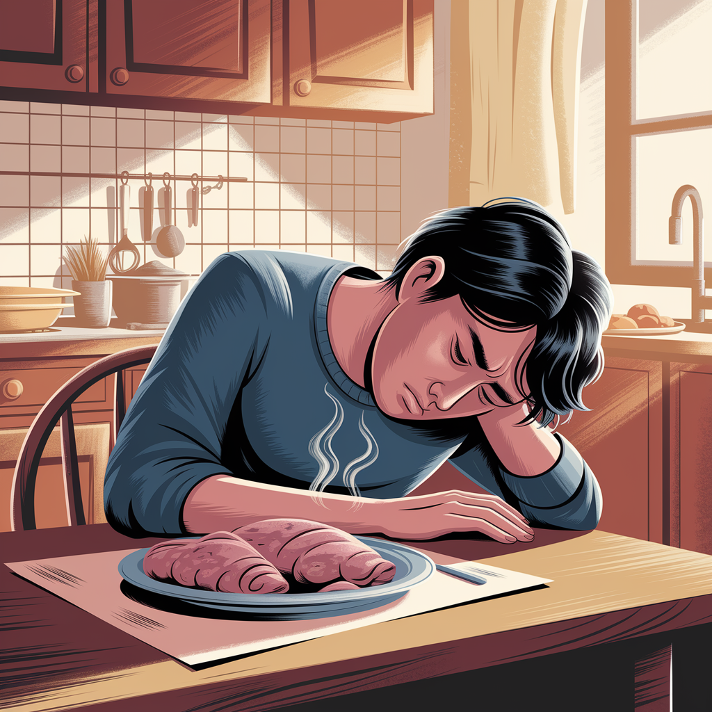 I feel very sick after eating pork