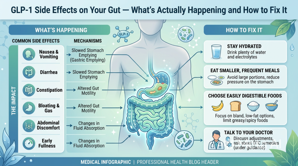 GLP-1 Gut Side Effects — What’s Actually Happening and How to Fix It