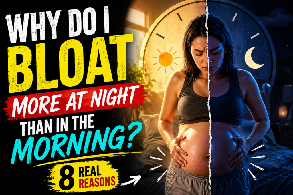 Why Do I Bloat More at Night Than in the Morning? (8 Real Reasons)
