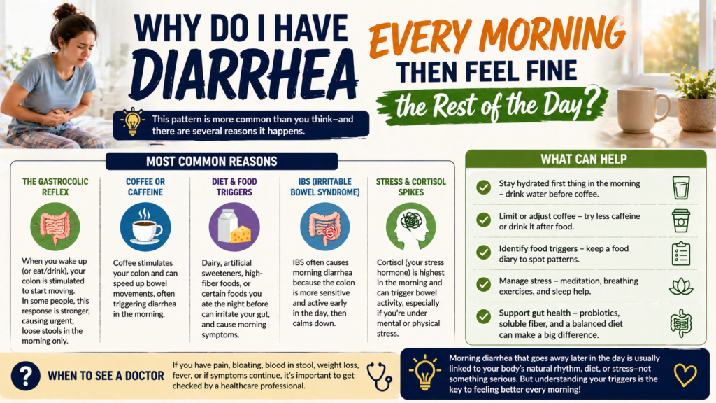 Diarrhea Every Morning Then Fine the Rest of the Day — Here’s Why