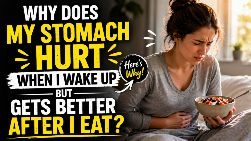 Why Does My Stomach Hurt When I Wake Up? (7 Real Causes)