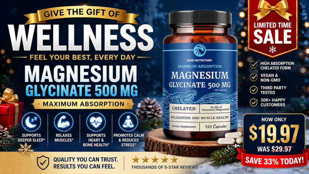 Magnesium Glycinate — The Sleep and Gut Supplement That Actually Delivers