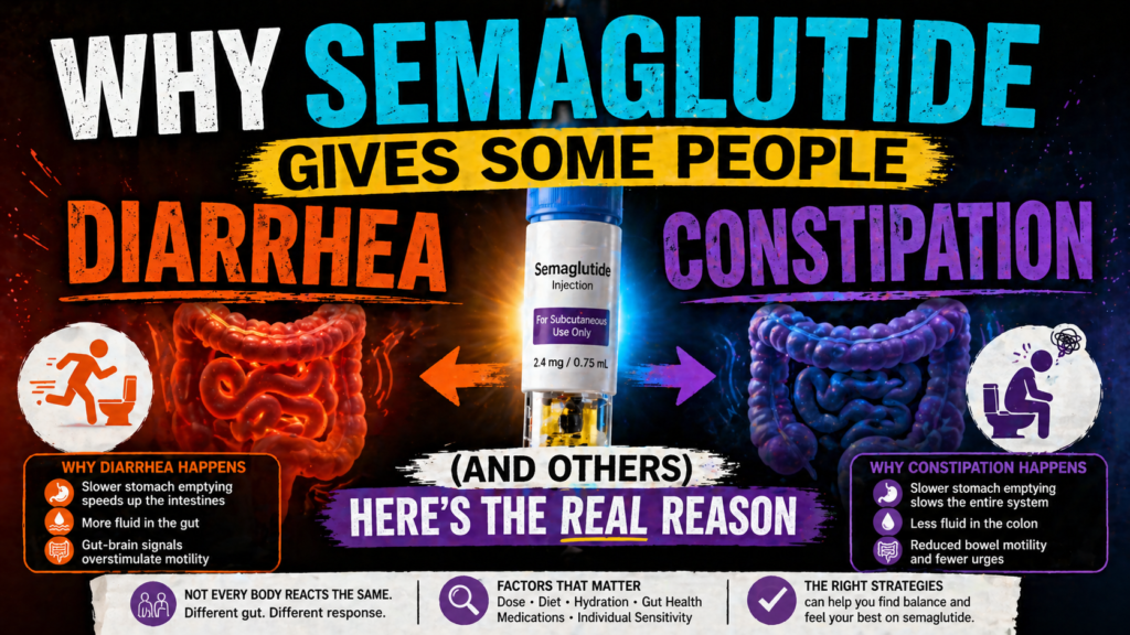 Why Semaglutide Gives Some People Diarrhea (And Others Constipation)