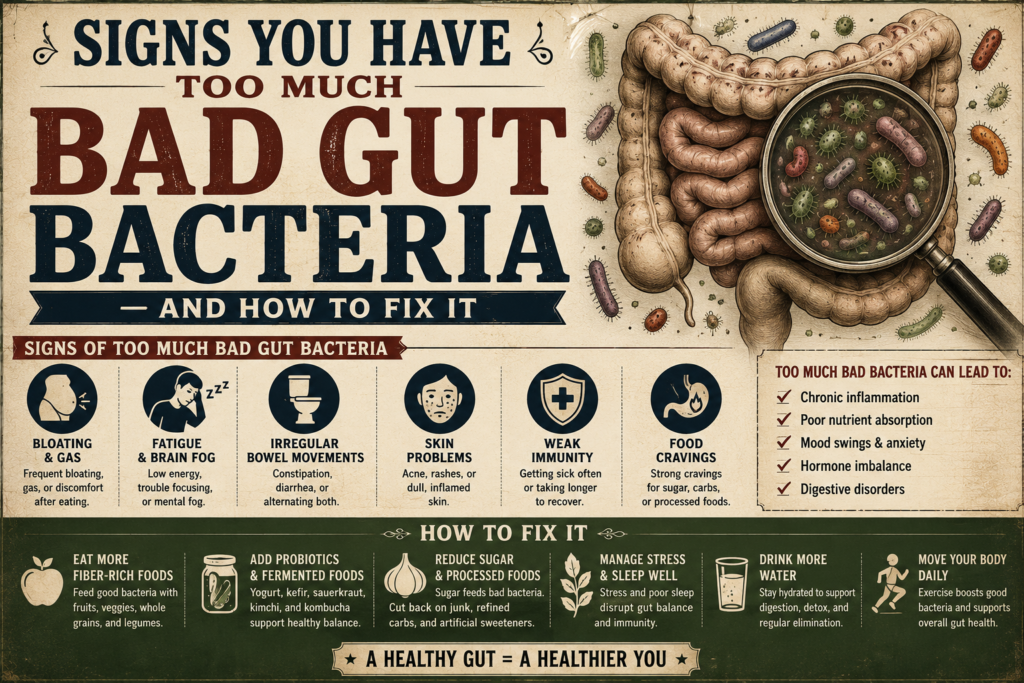 Signs You Have Too Much Bad Gut Bacteria — And How to Fix It