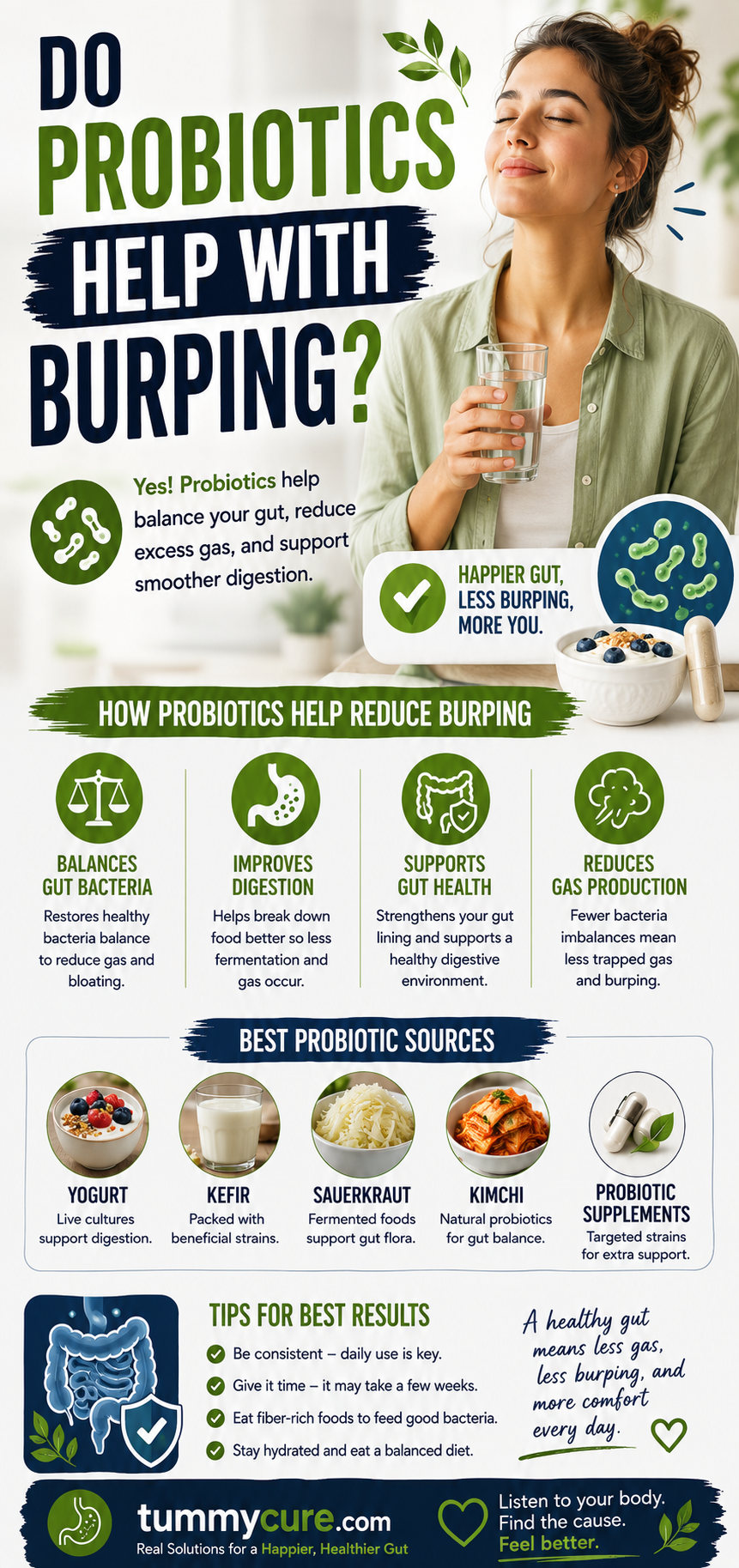 Do Probiotics Help With Burping?