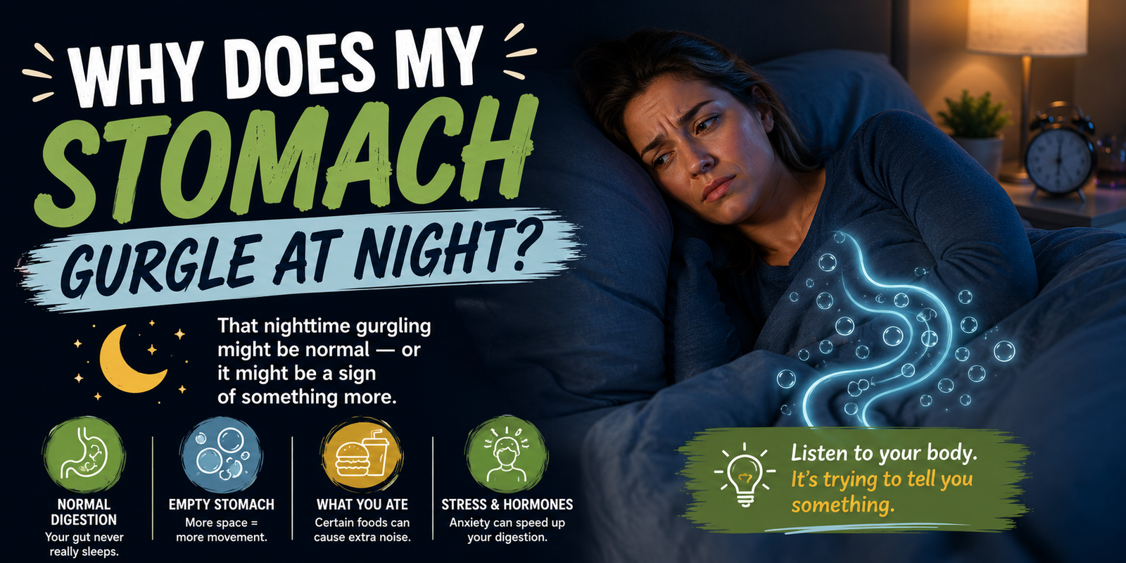 Why Does My Stomach Gurgle at Night?